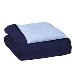 Microfiber Reversible Full/ Queen-size Down Alternative Comforter