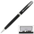 Parker Sonnet Black Lacquer Chrome Trim Ballpoint Pen