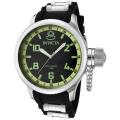 Invicta Men's 'Russian Diver' Black Dial Black Polyurethane Watch