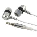 Silver/ Black In-ear Earbud Headphone