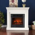 Martel Ivory Convertible Petite Electric Fireplace