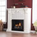 Kidwell Antique White Gel Fuel Fireplace