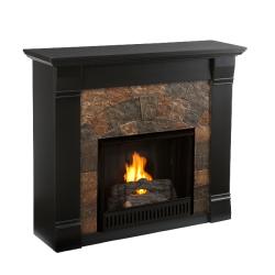 Stonegate Black Gel Fuel Fireplace
