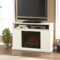 Hensley Ivory Media Console Fireplace