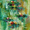 Isabelle Dupuy 'Shades of green 2' Gallery-wrapped Canvas Art