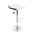 Mojito White/ Black Adjustable Barstool