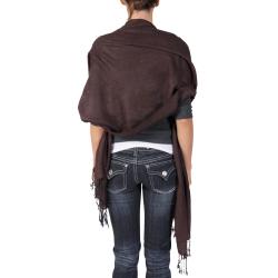 Adi Designs Women's Multi Print Fringed Shawl