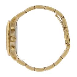 Michael Kors Women's Glitz Chronograph Horn and Gold Watch