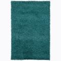 Hand-woven Zasmin Blue Shag Rug (4' x 6')