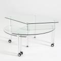 Shine Round Functional 3-tier Coffee Table