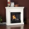 Martel Ivory Convertible Petite Gel Fuel Fireplace