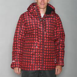 Pipeline Men's Park Check Red Snowboard Jacket