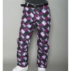 Pipeline Women's 'Check' Purple Snowboard Pants