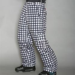 Pipeline Men's Park Check White Snowboard Pants