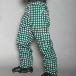 Pipeline Men's Park Check Green Snowboard Pants