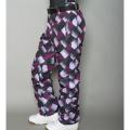Pipeline Women's 'Check' Purple Snowboard Pants