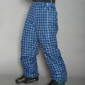 Pipeline Men's Park Check Blue Snowboard Pants