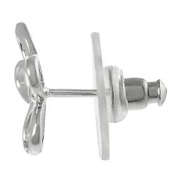 Sterling Silver Flower Earrings