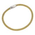 Goldplated Sterling Silver Magnetic Popcorn Bracelet