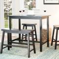 Bistro 4-Piece Counter-Height Bench and Stool Pub Set
