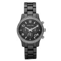 Michael Kors Women's Chronograph Black Ceramic Bracelet Watch