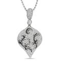 18k White Gold 2 3/8ct TDW Diamond Necklace (G-H, SI1-SI2)