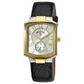 Philip Stein Women's Classic Black Strap Two Tone Watch