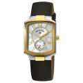 Philip Stein Women's Classic Black Strap Two Tone Watch