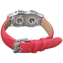 Philip Stein Women's Small 'Signature' Pink Leather Strap Watch