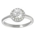 Tressa Sterling Silver Cubic Zirconia Ring