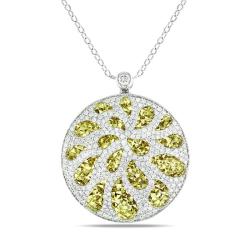 18k Two-tone Gold 1 1/2ct TDW Diamond Necklace (G-H, SI1-SI2)