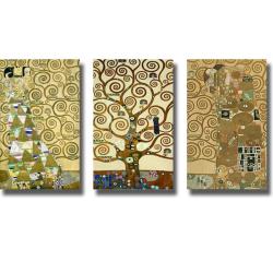 Gustav Klimt 'Tree of Life' 3-piece Canvas Art Set