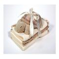 Cloud B Satin Trim Spill Cloth & Turtle Rattle Gift Set