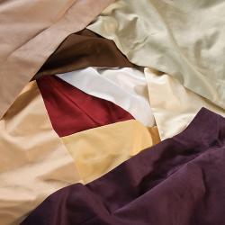 Egyptian Cotton 600 Thread Count Solid Full / Queen-size Duvet Cover Set