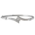 New! Sterling Silver 1ct TDW Diamond Bracelet (J-K, I3)