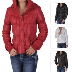 Ci Sono by Journee Junior's Quilted Hooded Bubble Jacket