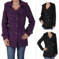 Miss Posh by Journee Junior's Double-breasted Peacoat