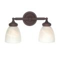Woodbridge Lighting Basic 2-light Bronze Bath Bar