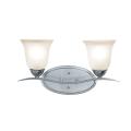 Woodbridge Lighting Beaconsfield 2-light Satin Nickel Bath Bar Sconce