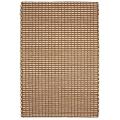 Lassi Natural Brown and Beige Wool and Jute Rug (4' x 6')