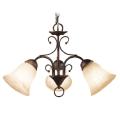 Woodbridge Lighting Ridgemont 3-light Marbled Bronze Chandelier