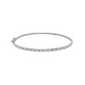 Sterling Silver 1/4ct TDW Diamond Bangle Bracelet (H-I, I2-I3)