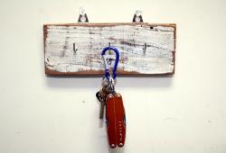Recycled Wood 3-Ring Hanger Panel (Thailand)