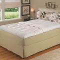 Overfilled Framed Featherbed with Protective Zip Cover