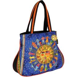 Laurel Burch Harmony Under The Sun Artistic Totes Round Shoulder Tote