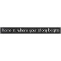 'Home Is Where Your Story Begins' Wood Shelf Sitter