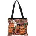 Laurel Burch Cat Masks Zip Top Medium Bag