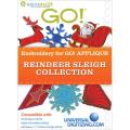 Accuquilt GO! Reindeer Sleigh Collection Embroidery Designs