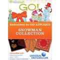 Accuquilt GO! Universal Embroidery Snowman Collection