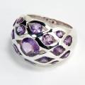 Sterling Silver Amethyst Ring (India)